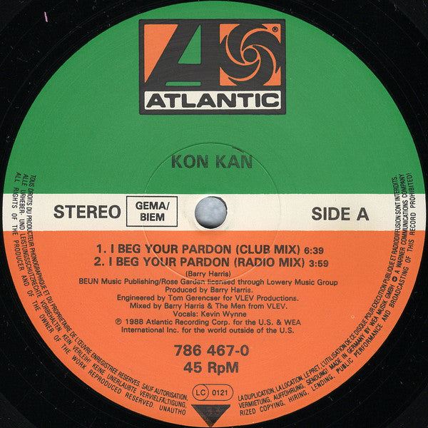 Kon·Kan – I Beg Your Pardon (NM, FUNDA EX) BOX24