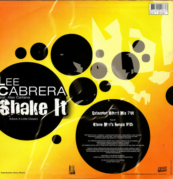 Lee-Cabrera – Shake It (NM, EX) BOX7