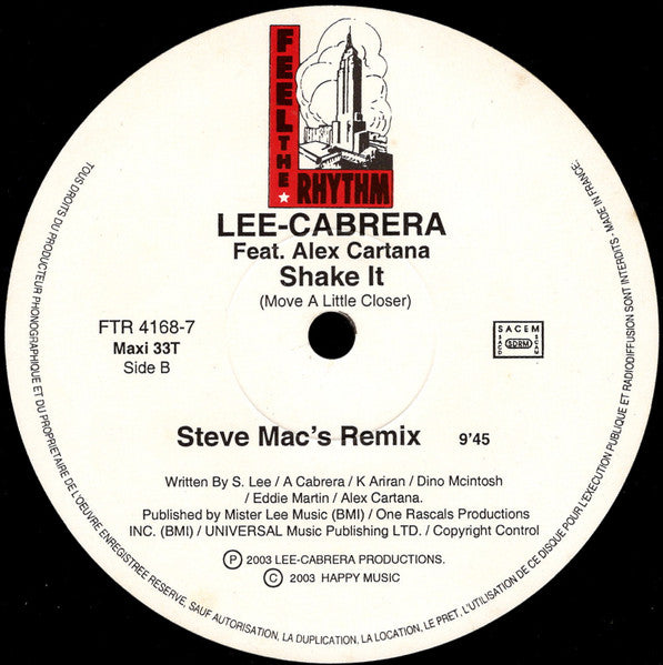 Lee-Cabrera – Shake It (NM, EX) BOX7