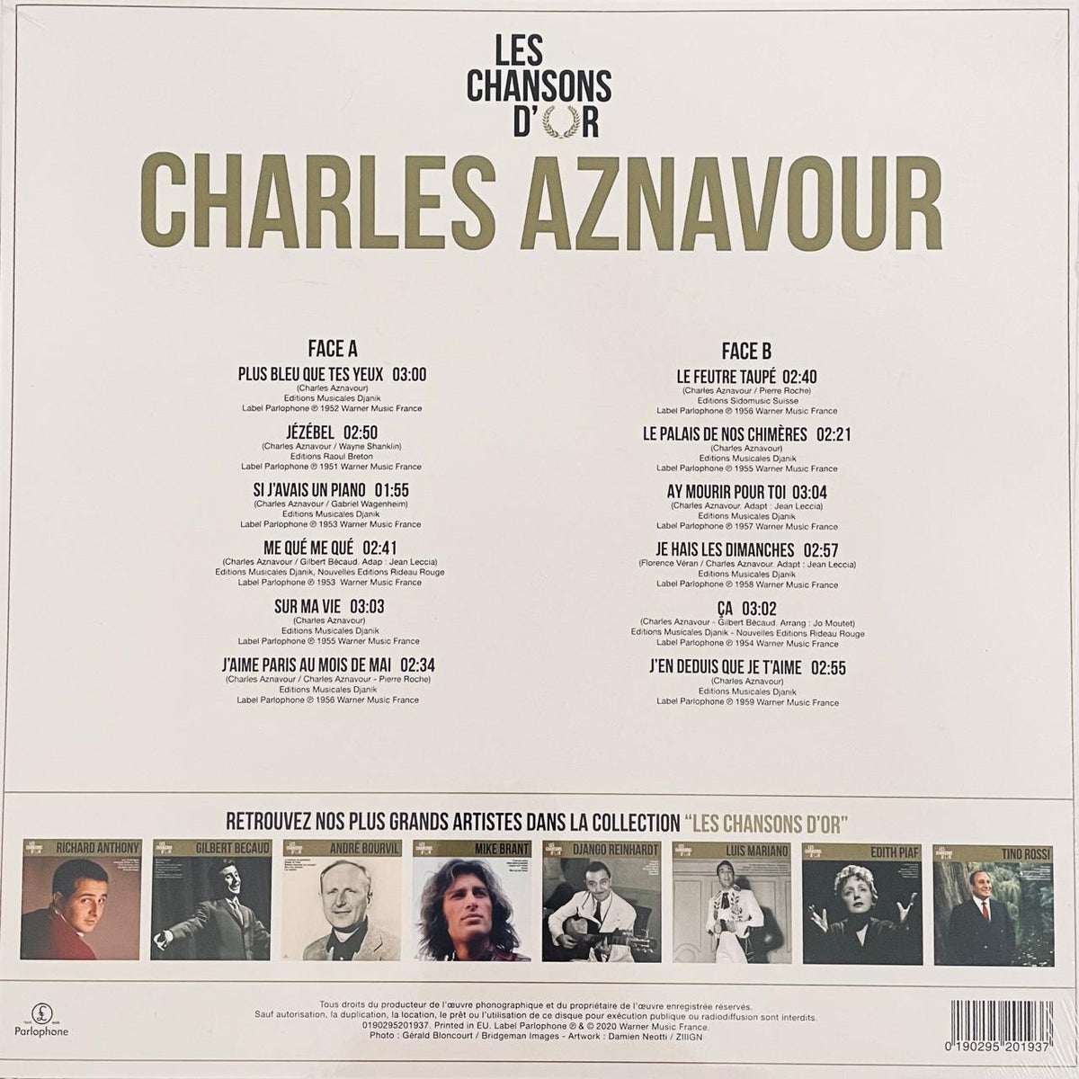 Charles Aznavour – Les Chansons D'or (NUEVO, SELLADO)