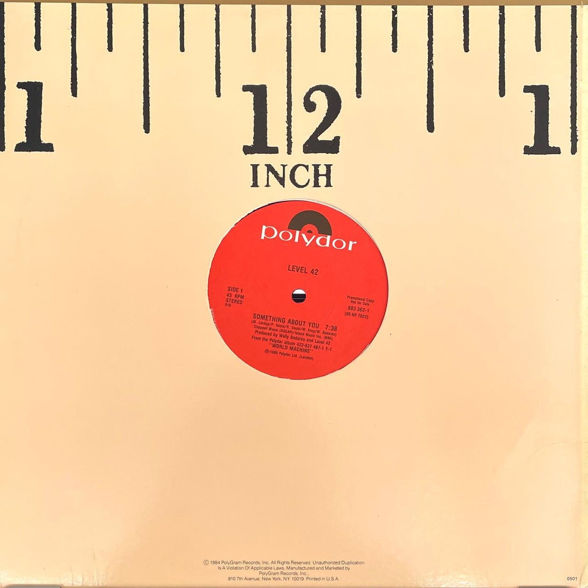 Level 42 – Something About You (NM, FUNDA EX) BOX10