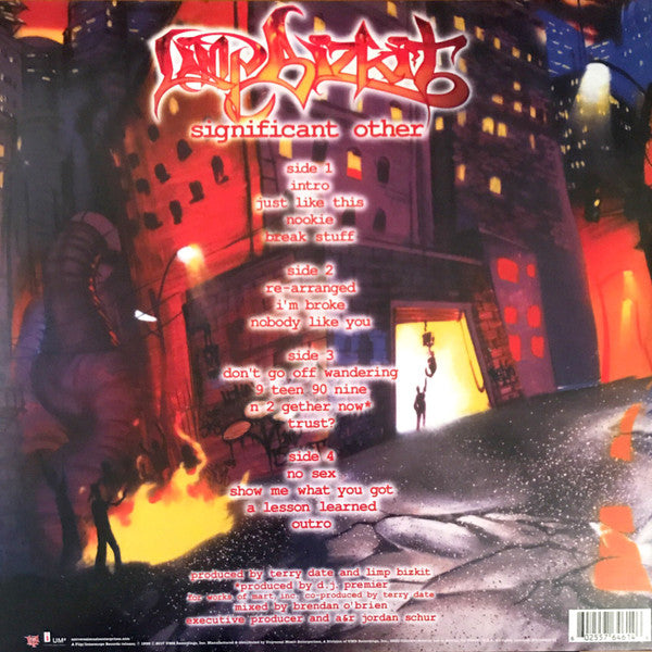 Limp Bizkit – Significant Other / DISCO DOBLE (NUEVO, SELLADO) BOXV32