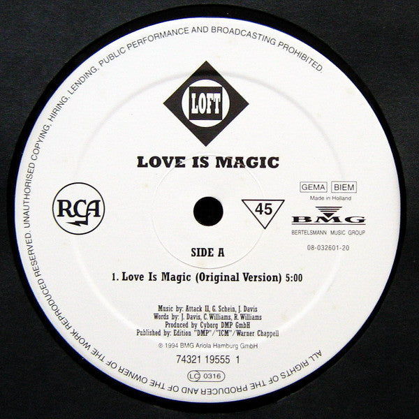 Loft – Love Is Magic (NM, FUNDA VG+) BOX7
