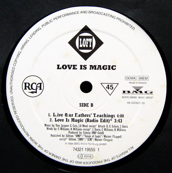 Loft – Love Is Magic (NM, FUNDA VG+) BOX7