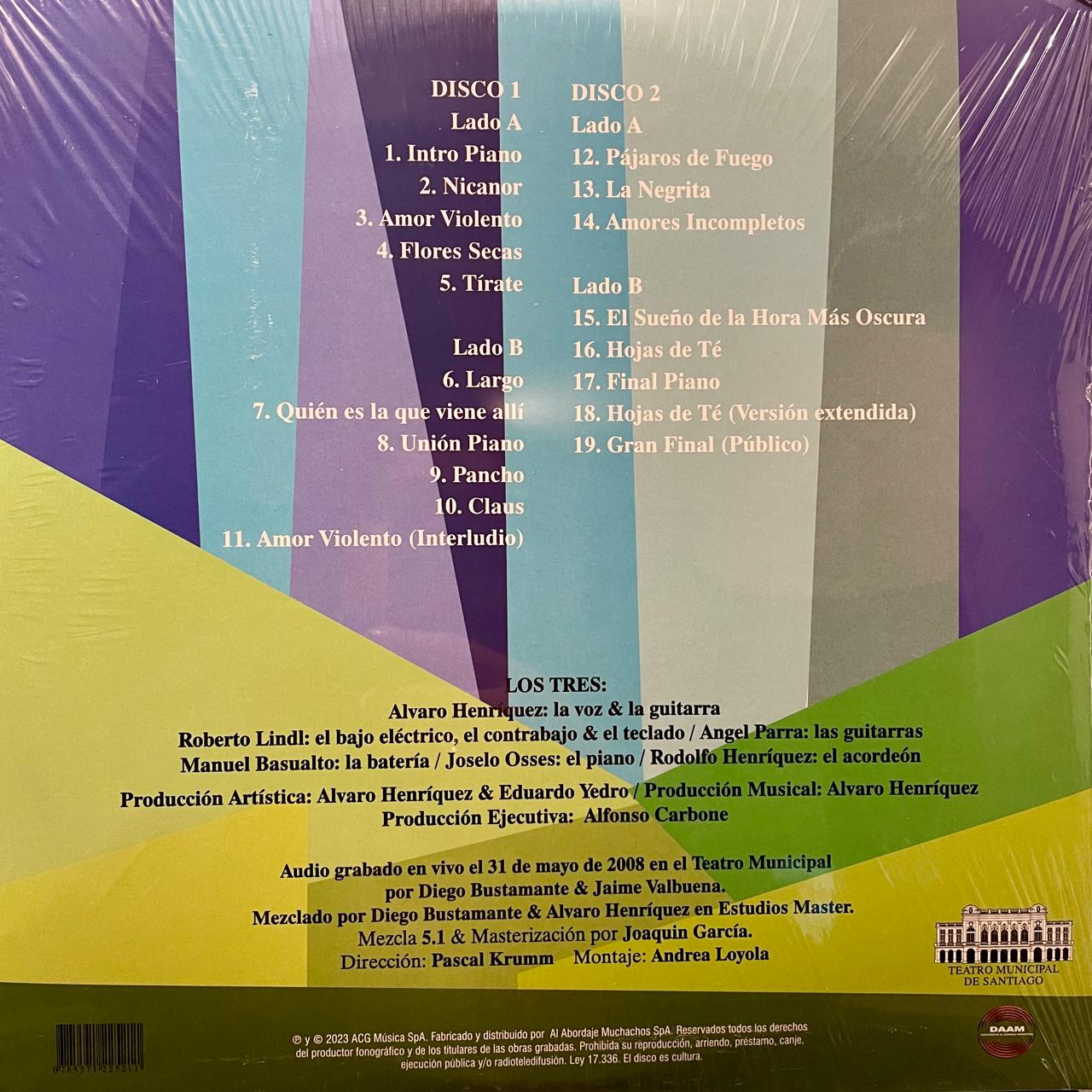 Los Tres – 30 Y Tr3s Horas Bar / DISCO DOBLE (NUEVO, SELLADO) BOXV27