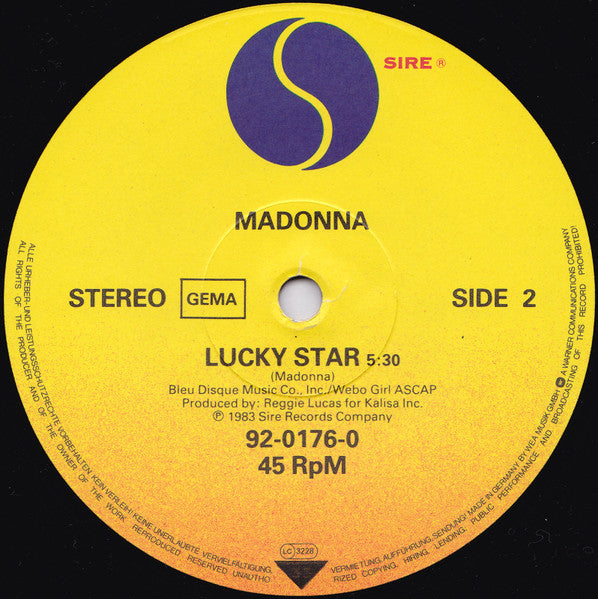 Madonna – Holiday (NM, FUNDA VG+) BOX27