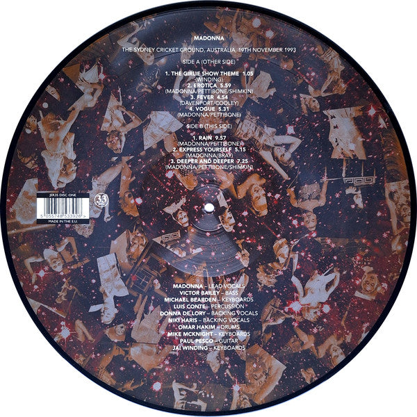 Madonna – The Girlie Show - Live (The Sydney Cricket Ground, Australia 19th November 1993) /DISCO DOBLE / PICTURE DISC / LIMITED EDITION (NUEVO, SELLADO) BOXV55