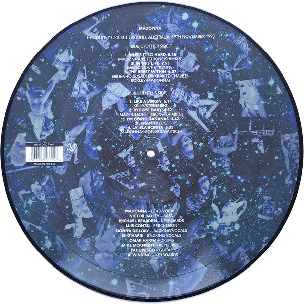 Madonna – The Girlie Show - Live (The Sydney Cricket Ground, Australia 19th November 1993) /DISCO DOBLE / PICTURE DISC / LIMITED EDITION (NUEVO, SELLADO) BOXV55