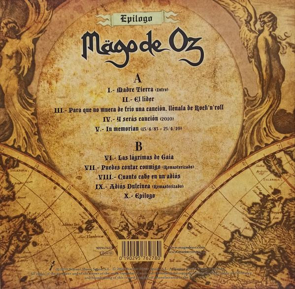 Mägo De Oz – Gaia - Epílogo - Incluye CD (NUEVO, SELLADO) BOXV20
