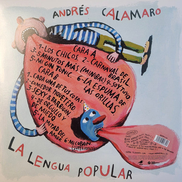 Andrés Calamaro – La Lengua Popular (NUEVO, SELLADO) BOXV55