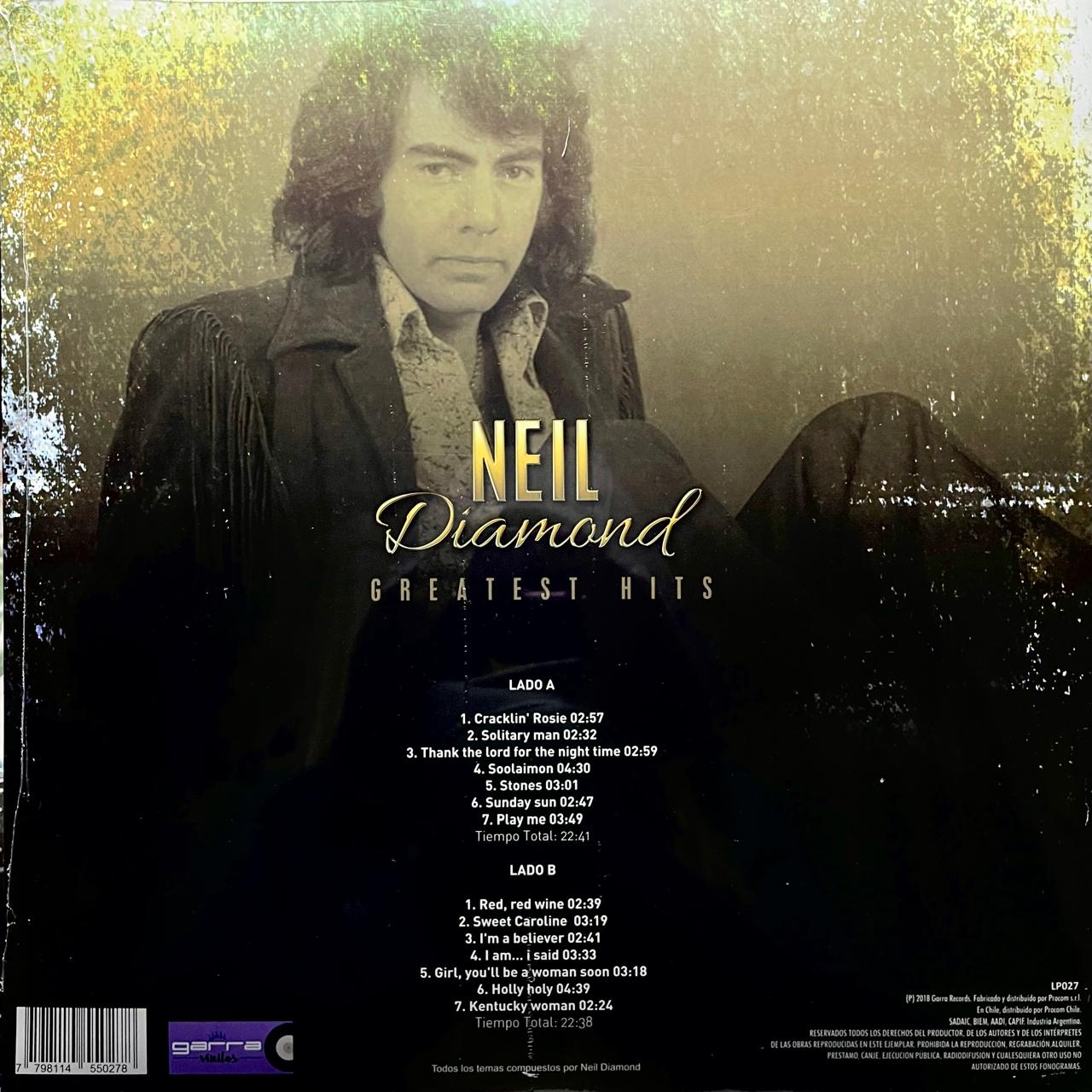 Neil Diamond – Greatest Hits (NUEVO, SELLADO) BOXV17