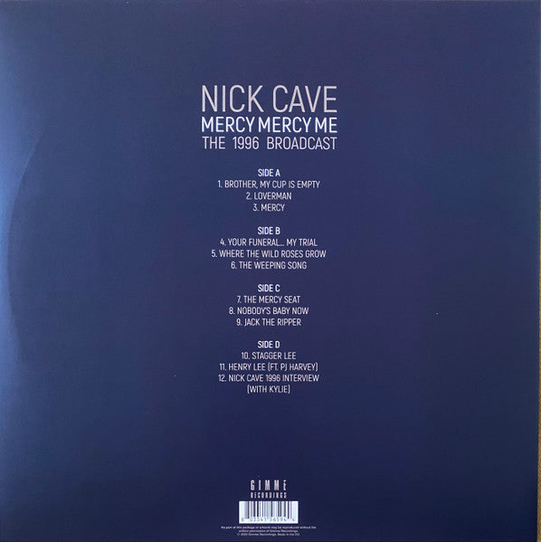 Nick Cave – Mercy Mercy Me - The 1996 Broadcast / DISCO DOBLE (NUEVO, SELLADO) BOXV34