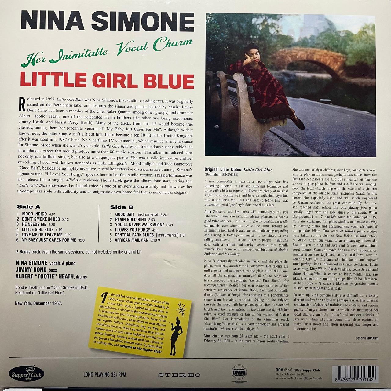 Nina Simone – Little Girl Blue / LIMITED EDITION (NUEVO, SELLADO) BOXV53