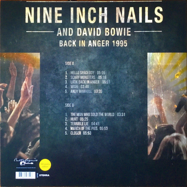 Nine Inch Nails And David Bowie – Back In Anger 1995 (NUEVO, SELLADO) BOXV39