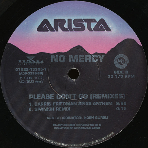No Mercy – Please Don't Go (Remixes) / DISCO DOBLE (NM, FUNDA EX) BOX7