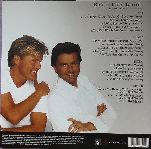 Modern Talking – Back For Good (The 7th Album) - 40th Anniversary Timeless hits! / DISCO DOBLE (NUEVO, SELLADO) BOXV41