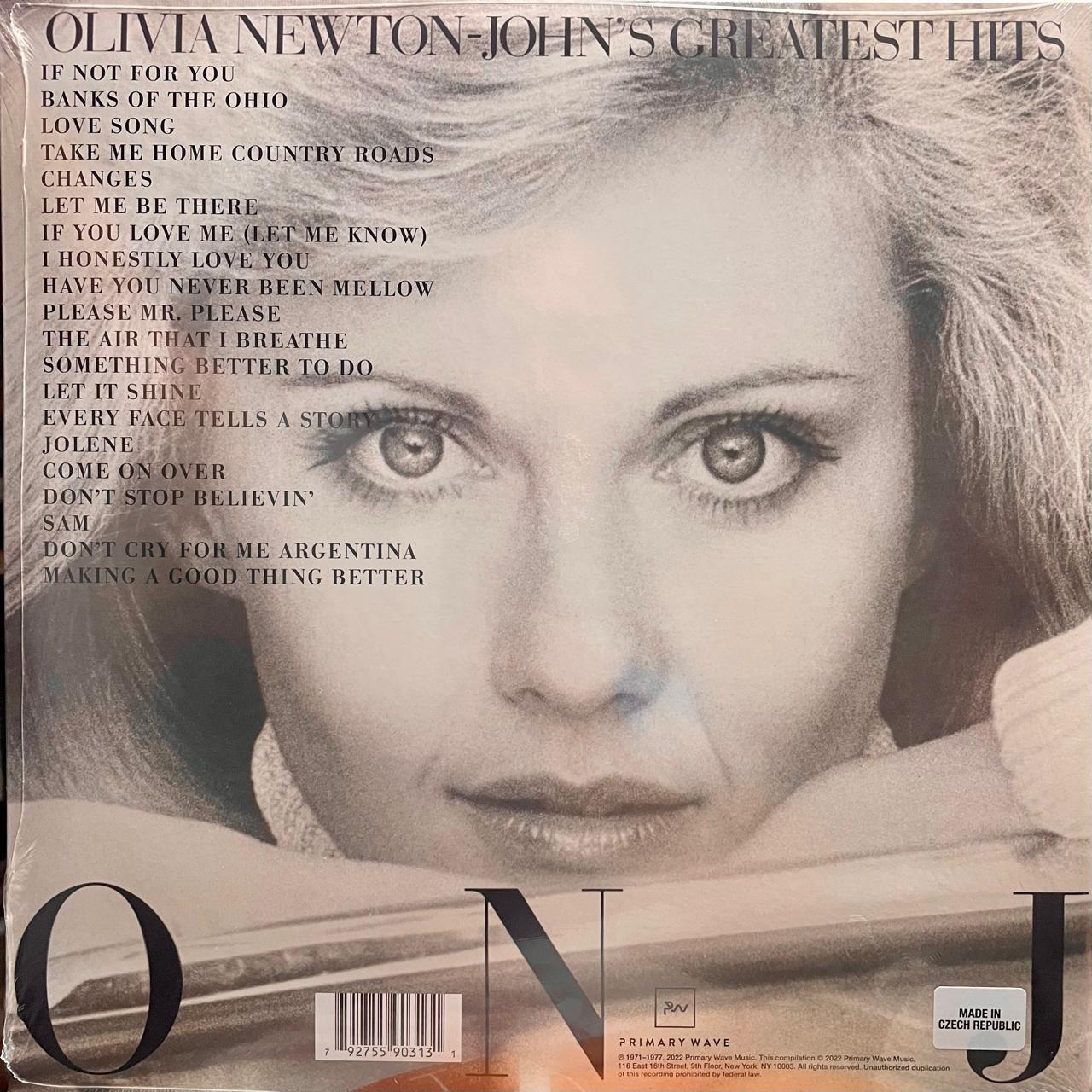Olivia Newton-John – Greatest Hits - 45TH ANNIVERSARY / DISCO DOBLE (NUEVO, SELLADO) BOXV7