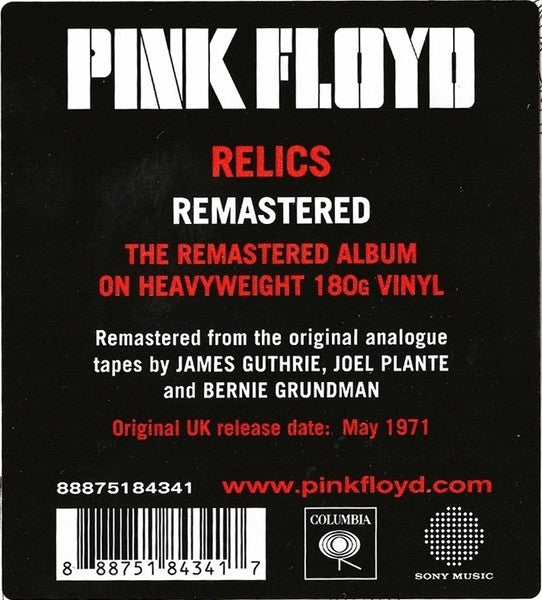 Pink Floyd – Relics (NUEVO, SELLADO) BOXV32