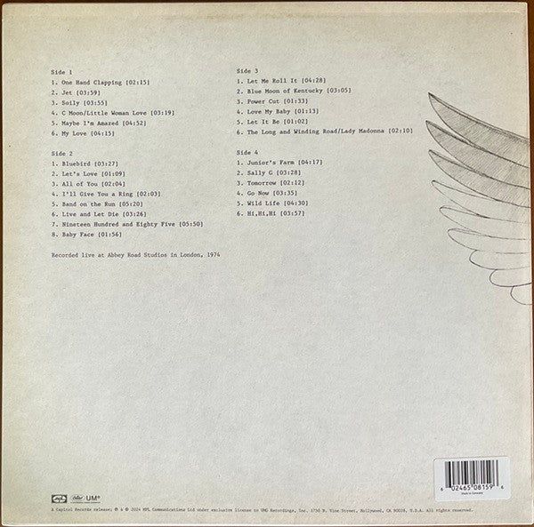 Paul McCartney & Wings – One Hand Clapping /DISCO DOBLE (NUEVO, SELLADO) BOXV32
