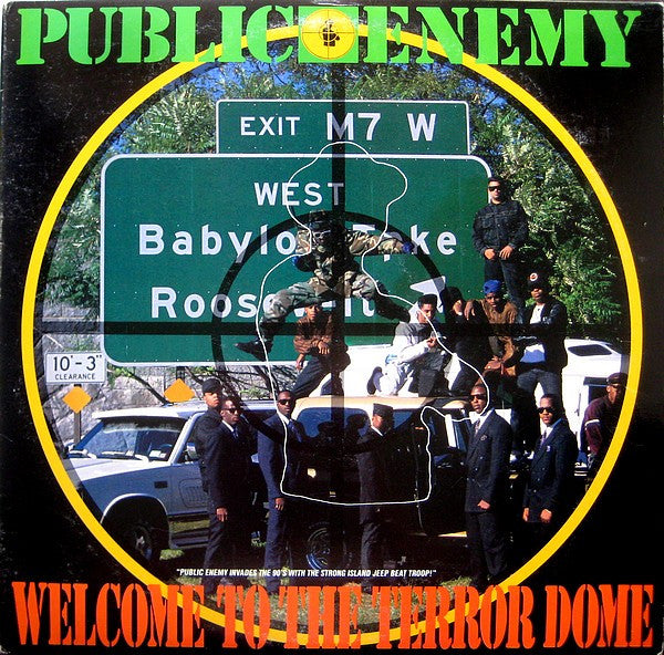 Public Enemy – Welcome To The Terrordome (NM, FUNDA VG+) -PEGATINA EN GALLETA VER FOTO- BOX7
