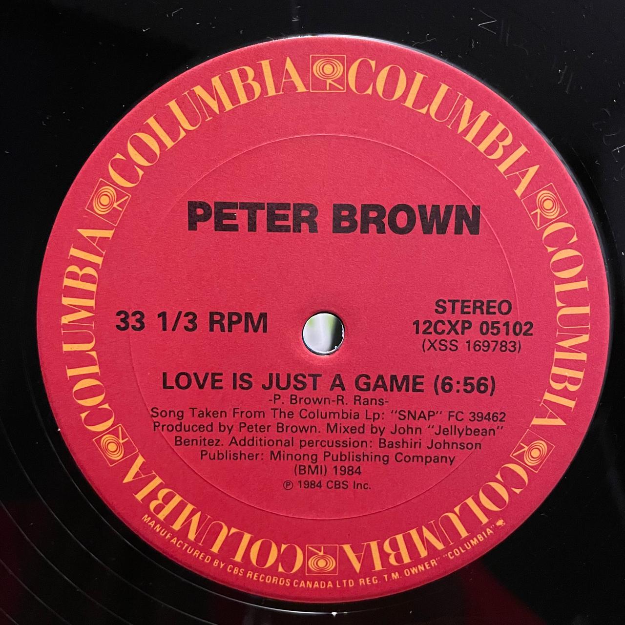 Peter Brown – Love Is Just The Game (NM, FUNDA VG+) BOX29