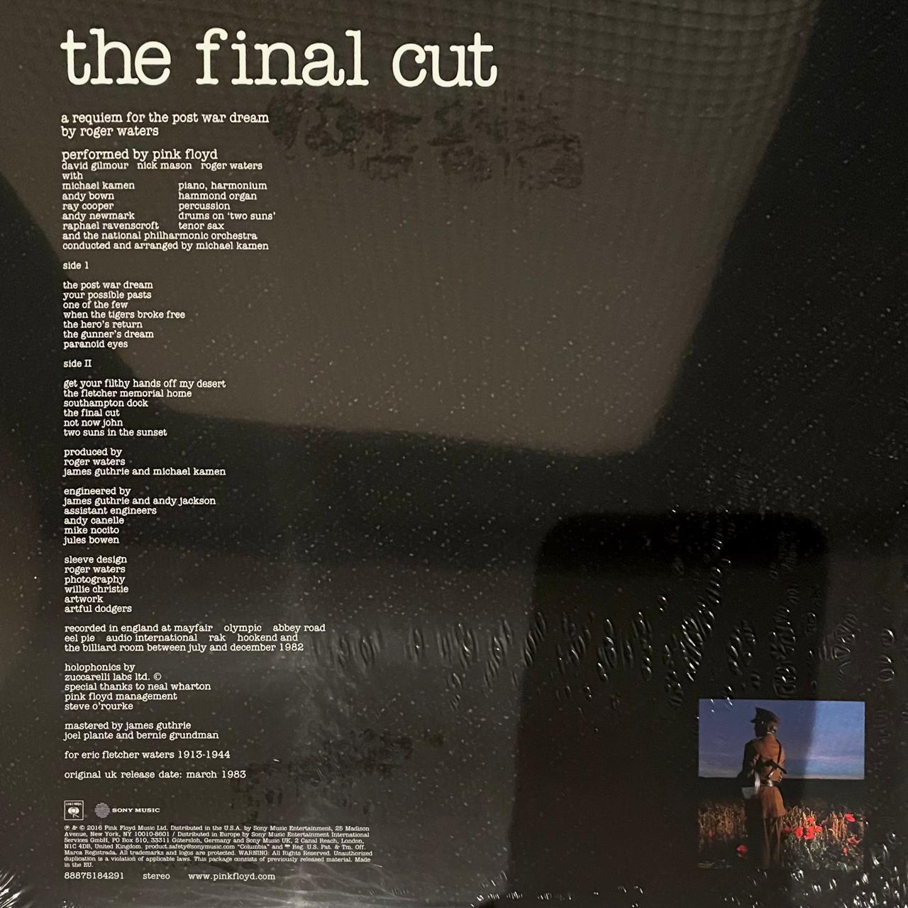 Pink Floyd – The Final Cut (NUEVO, SELLADO) BOXV49