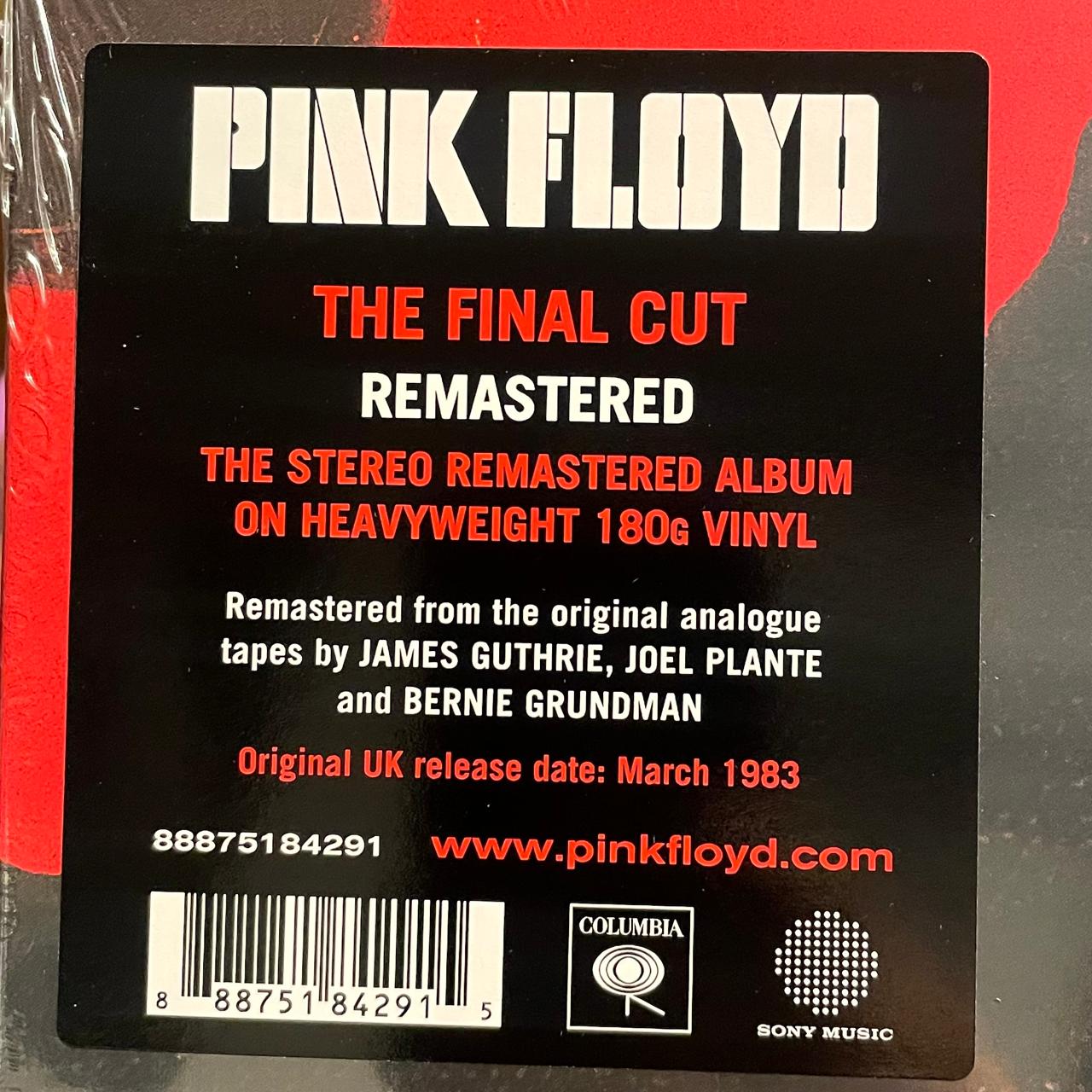 Pink Floyd – The Final Cut (NUEVO, SELLADO) BOXV49