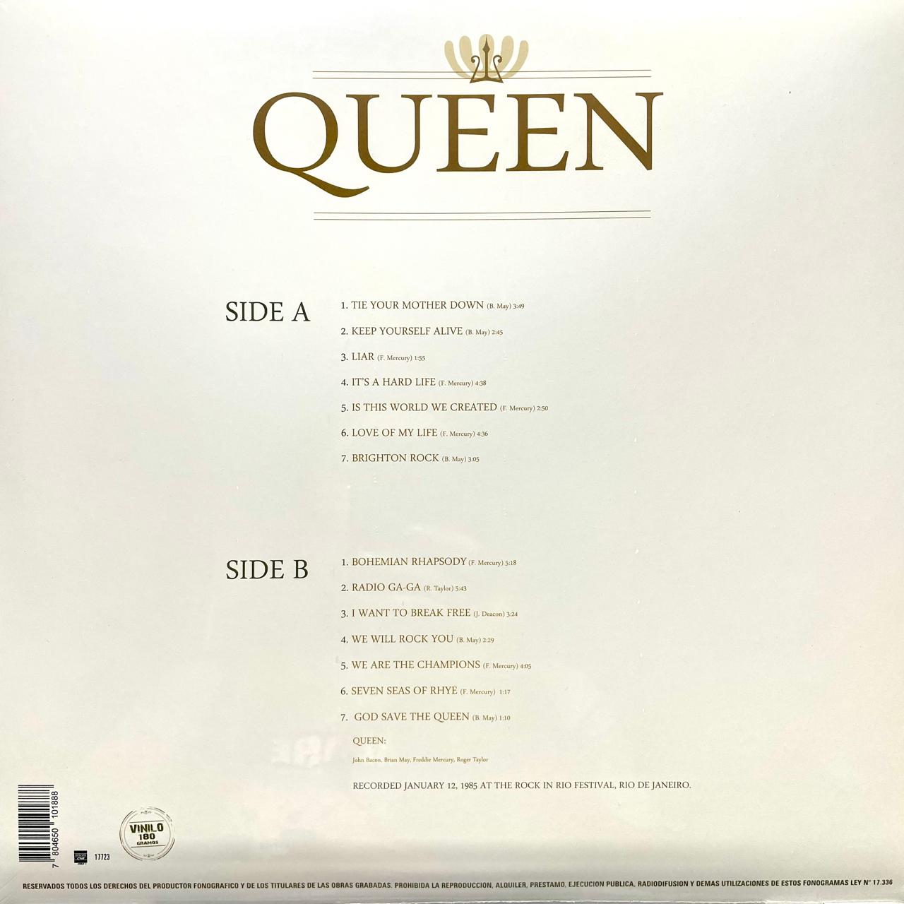 Queen – Rock You From Rio - 1985 (NUEVO, SELLADO) BOXV11