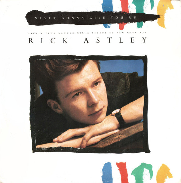Rick Astley – Never Gonna Give You Up (Escape From Newton Mix & Escape To New York Mix) (NM, FUNDA VG+)