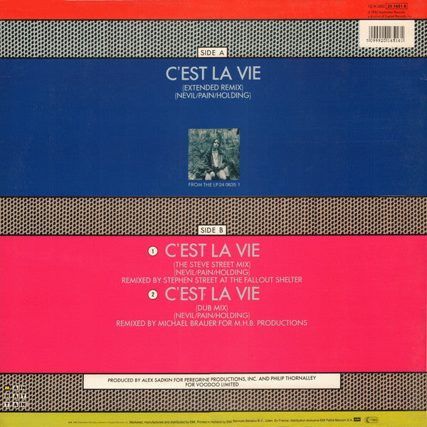 Robbie Nevil – C'est La Vie (Remix) (NM) BOX36