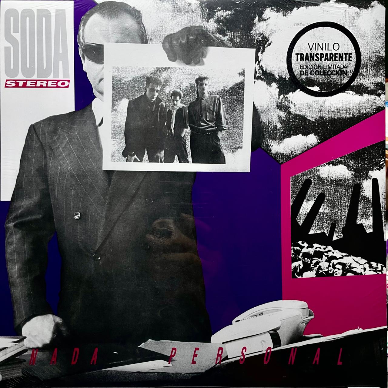 Soda Stereo – Nada Personal / EDICIÓN DE COLECCIÓN DISCO TRANSPARENTE (NUEVO, SELLADO) BOXV16
