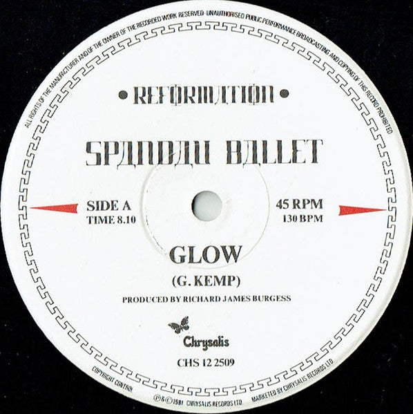 Spandau Ballet – Glow (NM, FUNDA VG+) BOX25