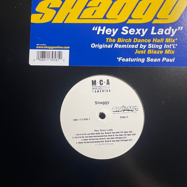 Shaggy – Hey Sexy Lady (NM) Box39