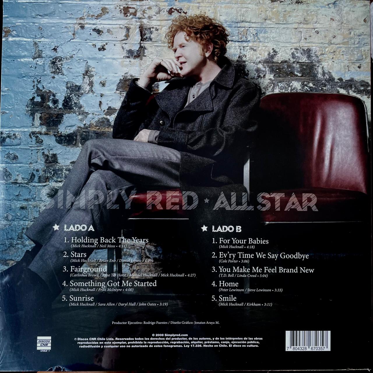 Simply Red – All Star (NUEVO, SELLADO) BOXV13