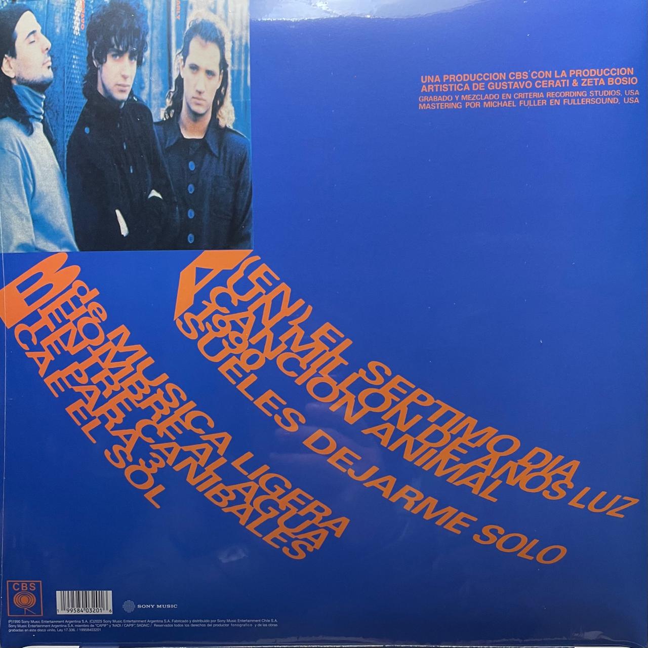Soda Stereo – Canción Animal - Edición Limitada de Colección: Vinilo Transparente - (NUEVO, SELLADO) BOXV23