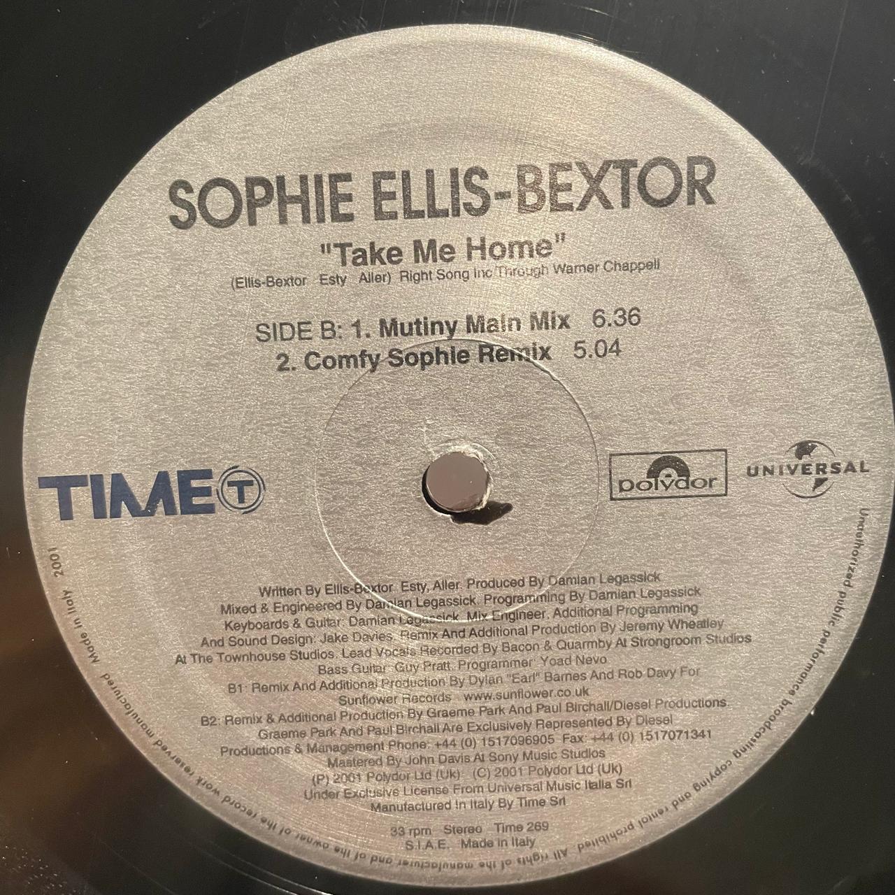 Sophie Ellis-Bextor – Take Me Home (EX, FUNDA VG+) BOX7