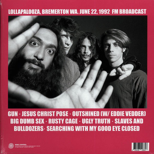 Soundgarden – Lollapalooza - June 22 - 1992 (NUEVO, SELLADO) BOXV27