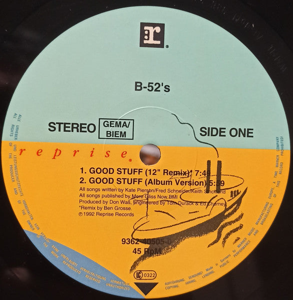 The B-52's – Good Stuff (Remix) (VG+) BOX36