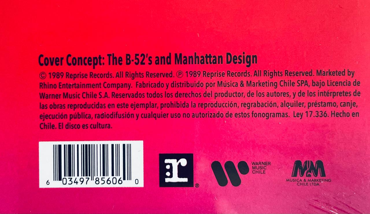 The B-52's – Cosmic Thing (NUEVO, SELLADO)