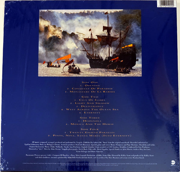 Vangelis – 1492 - Conquest Of Paradise (Music From The Original Soundtrack) /DISCO DOBLE (NUEVO, SELLADO) BOXV15