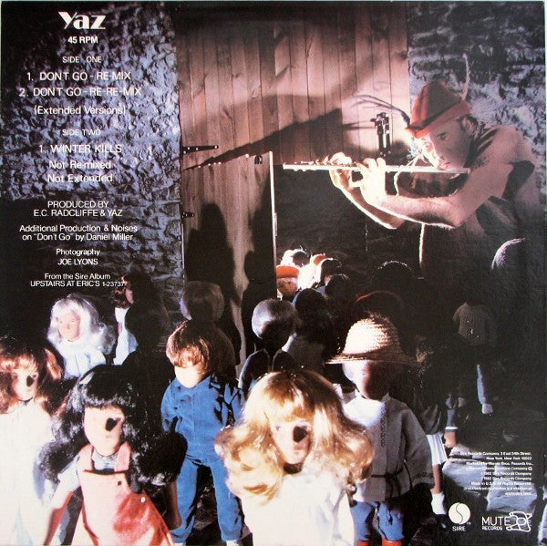 Yaz – Don't Go - Re-Mixes (VG+)