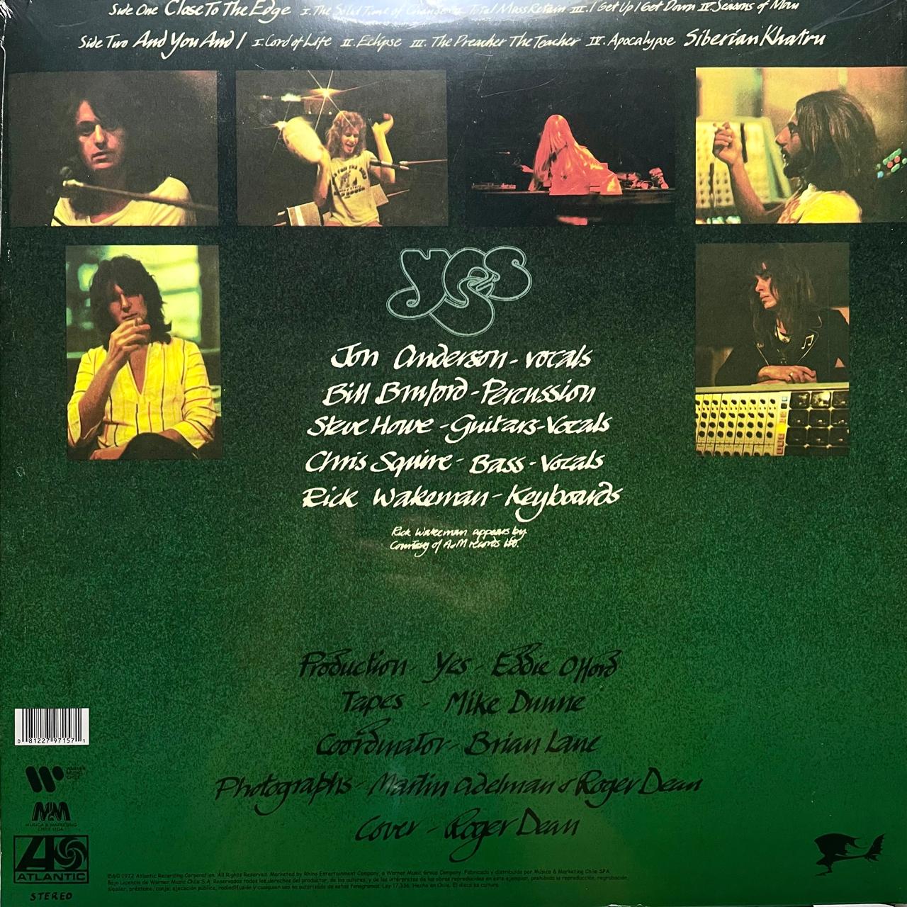 Yes – Close To The Edge (NUEVO, SELLADO) BOXV16