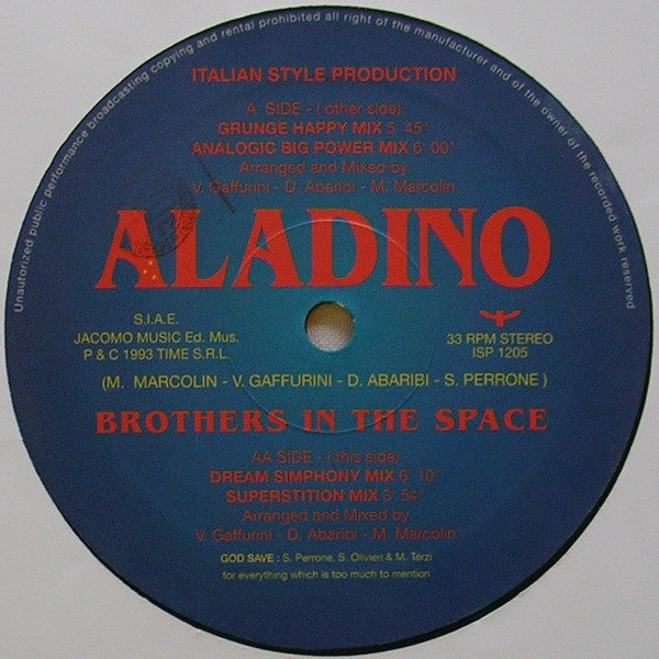 Aladino – Brothers In The Space (VG+) Box1