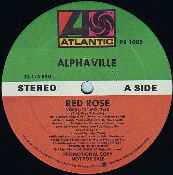 Alphaville – Red Rose (NM, Funda Generic) Box27