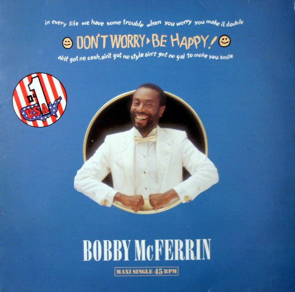 Bobby McFerrin – Don't Worry, Be Happy (VG, Funda VG+) Box27