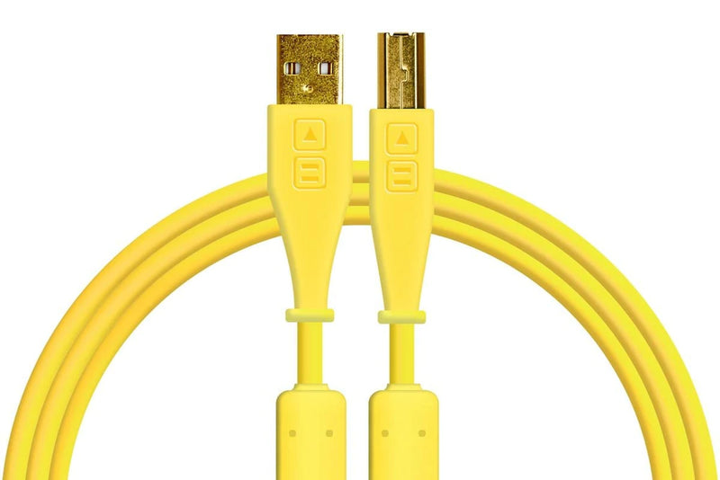Cable USB-B a USB-A 1.5 Metros Amarillo Chroma DJTechtools