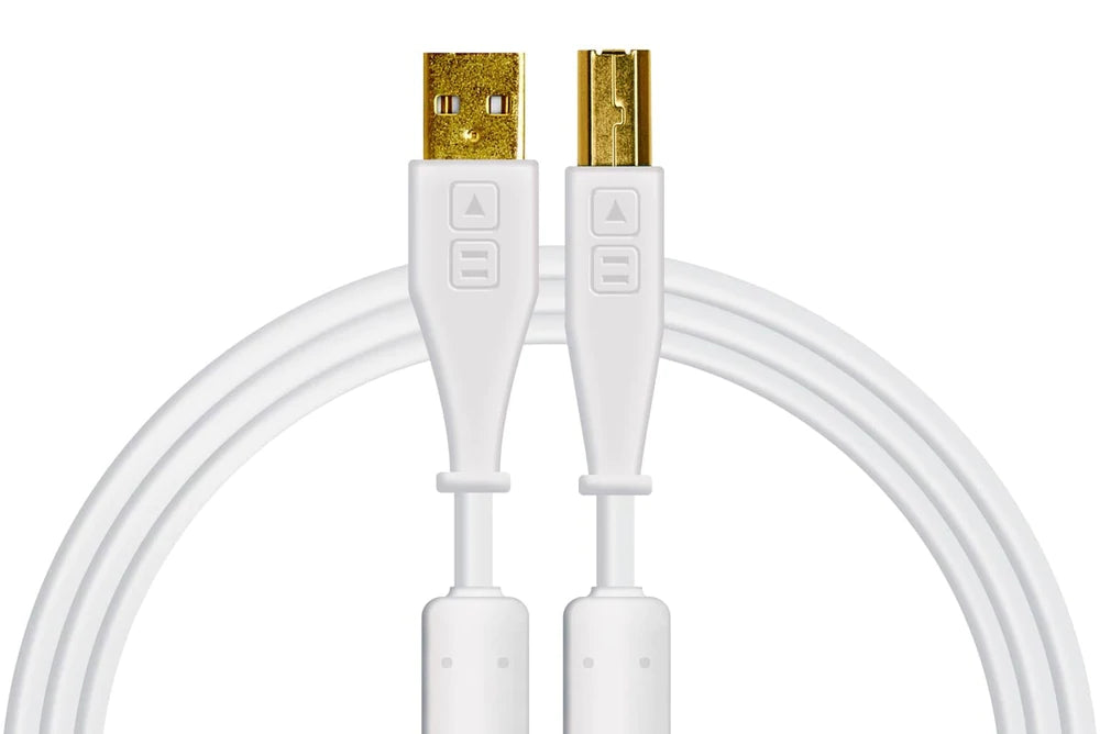 Cable USB-B a USB-A 1.5 Metros Blanco Chroma DJTechtools
