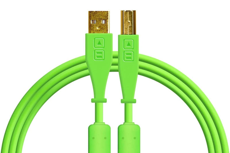 Cable USB-B a USB-A 1.5 Metros Verde Chroma DJTechtools