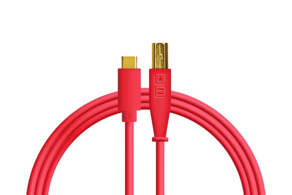 Cable USB-C a USB-B 1.5 Metros Rojo Chroma DJTechtools