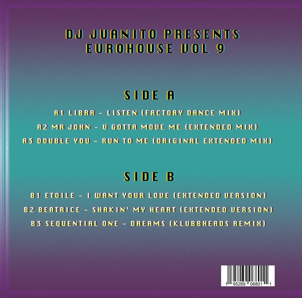 DJ Juanito Eurohouse Vol 9 (Vinilo Nuevo) BOX 12